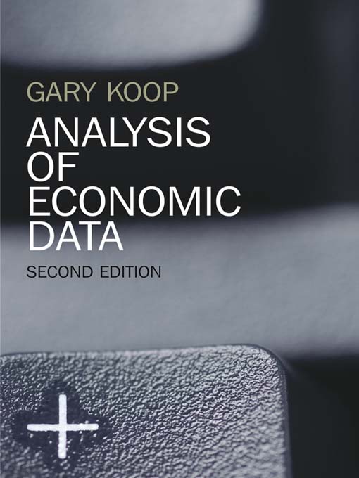 Title details for Analysis of Economic Data by Gary Koop - Available